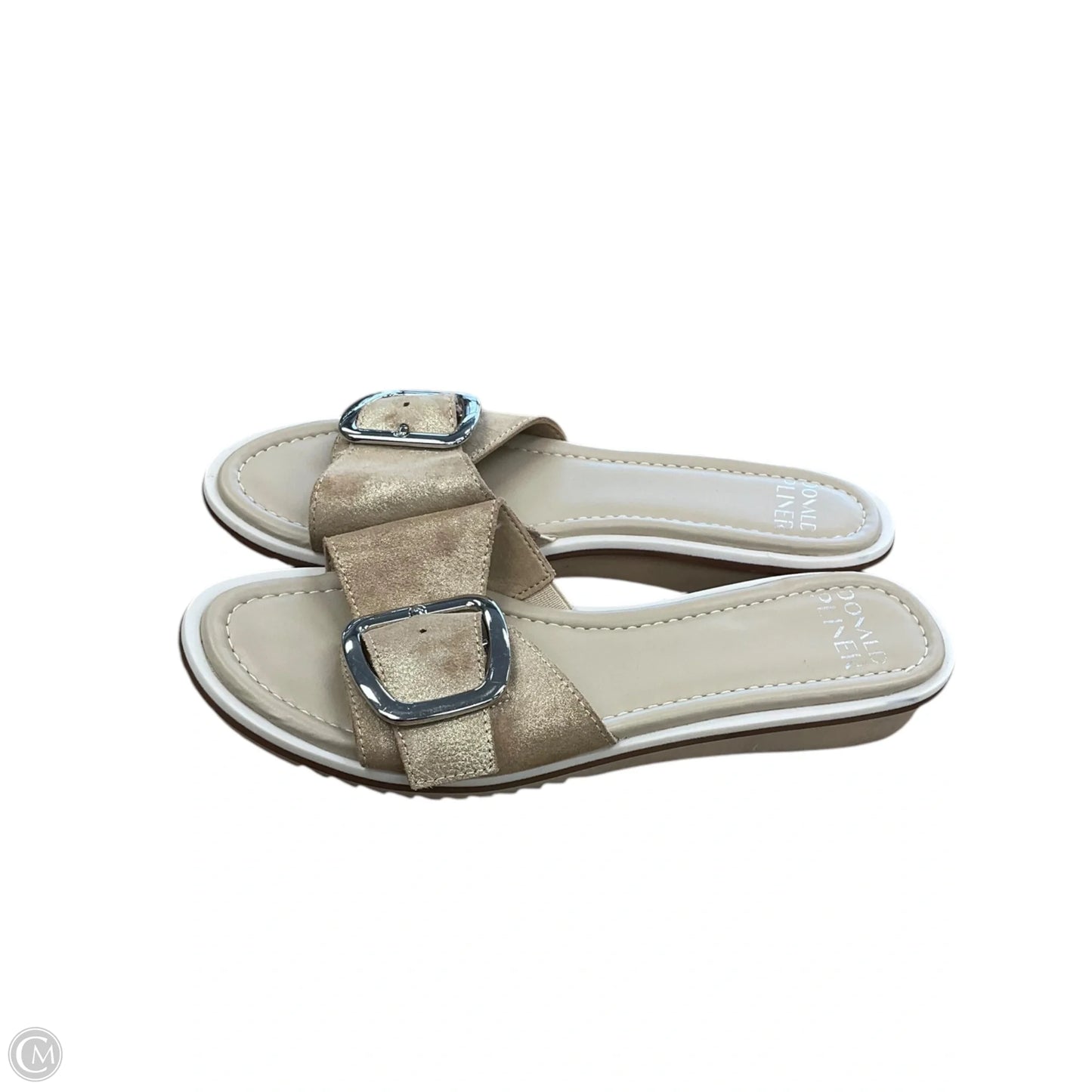 Sandals Flats By Donald Pliner In Gold, Size: 6