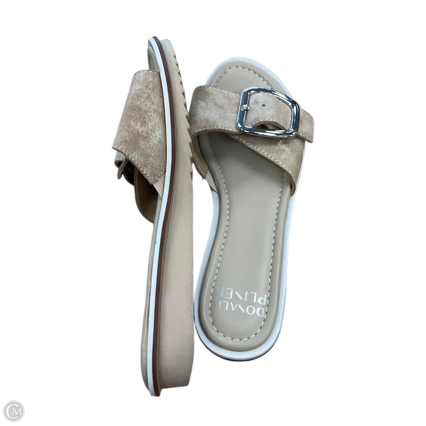 Sandals Flats By Donald Pliner In Gold, Size: 6