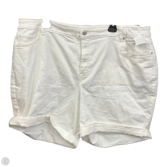 Shorts By Croft And Barrow In White, Size: 20