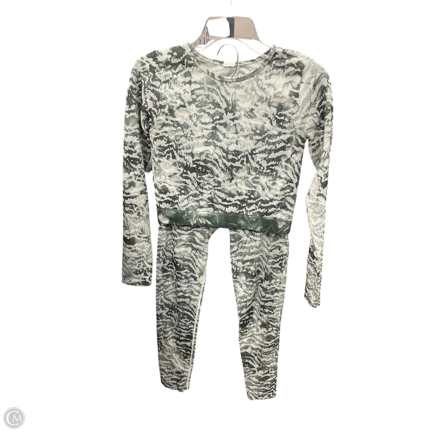 Athletic Pants 2pc By Fabletics In Green, Size: M