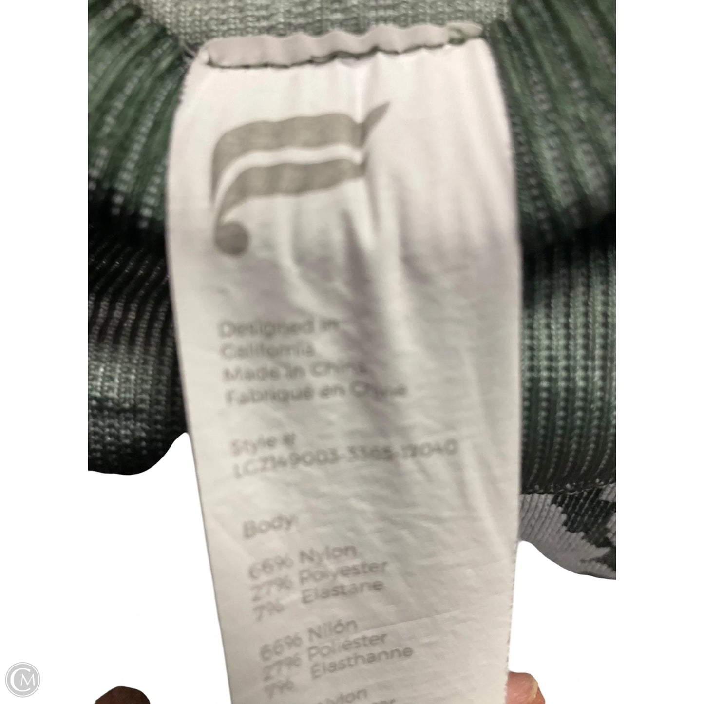 Athletic Pants 2pc By Fabletics In Green, Size: M