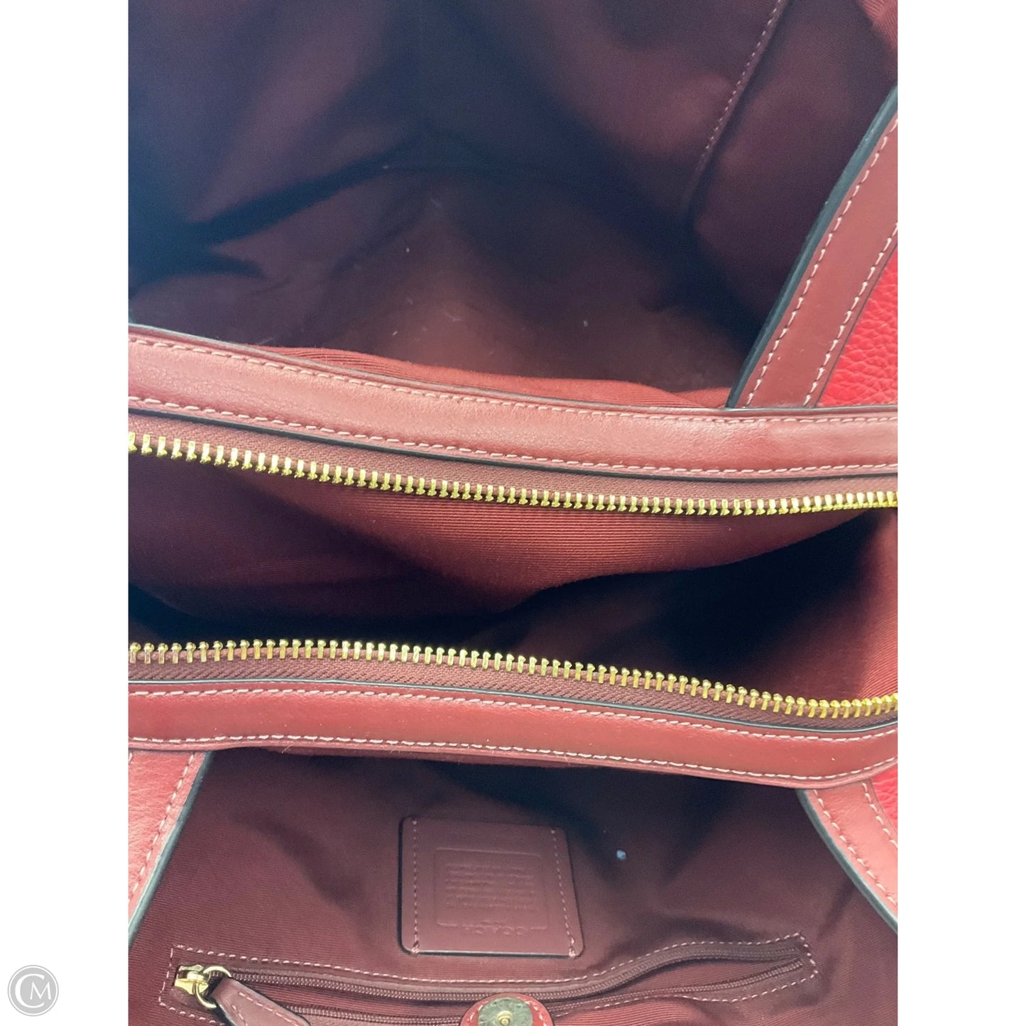 Handbag Designer By Coach, Size: Large