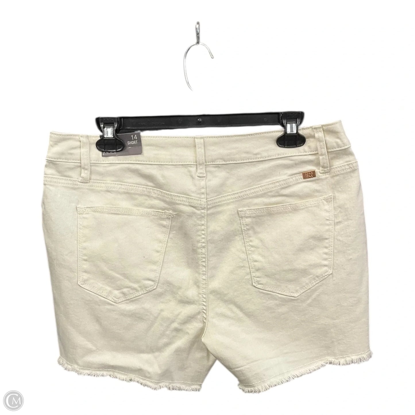 Shorts By 1822 Denim In Ivory, Size: 14