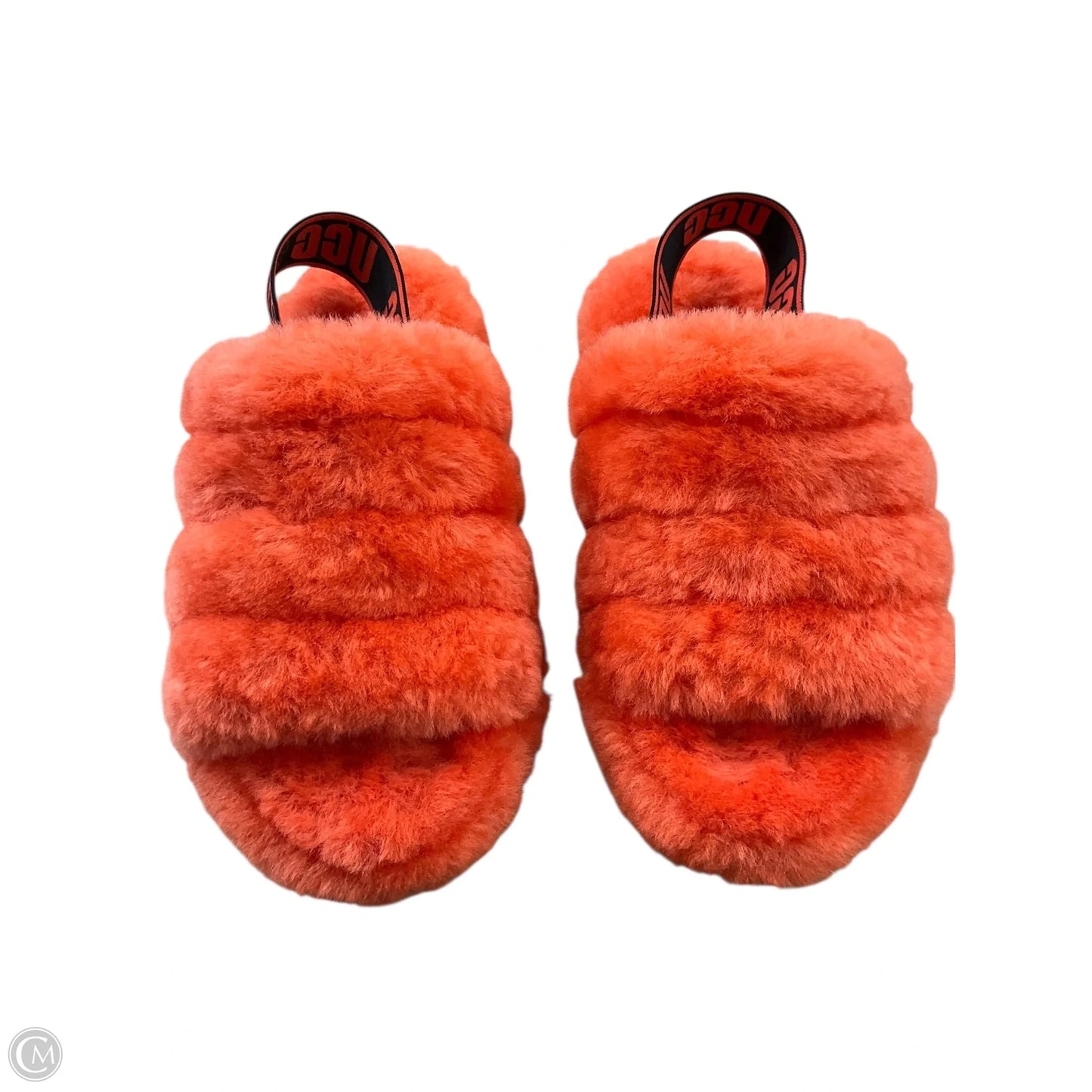 Sandals Designer By Ugg In Orange, Size: 6