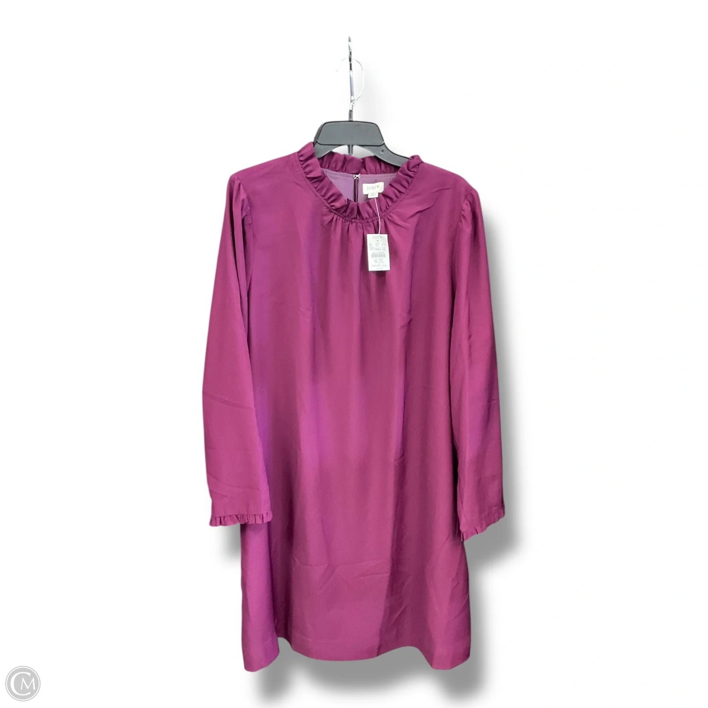Dress Casual Midi By J. Crew In Purple, Size: 1x