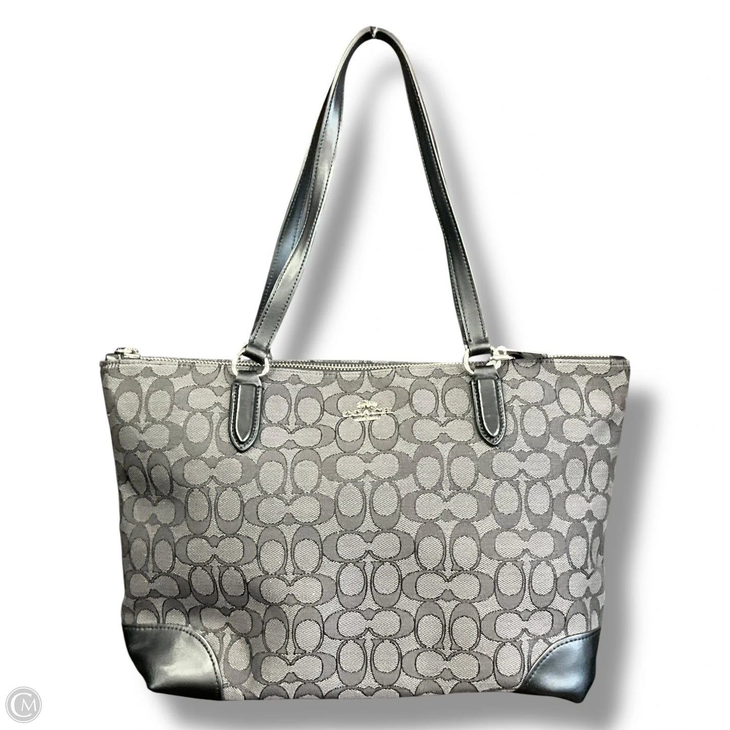 Tote Designer By Coach, Size: Medium