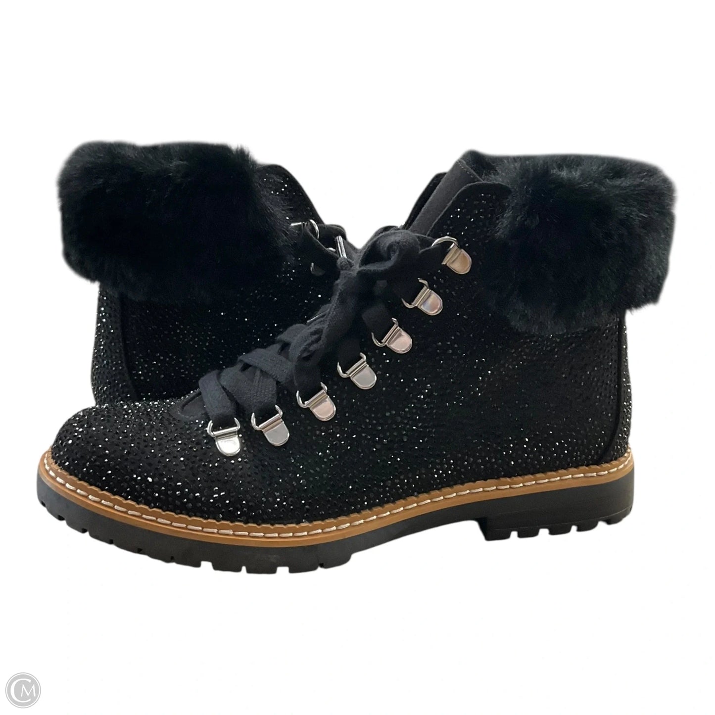 Boots Ankle Flats By Inc In Black, Size: 8