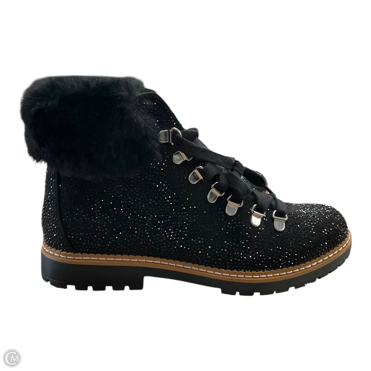 Boots Ankle Flats By Inc In Black, Size: 8