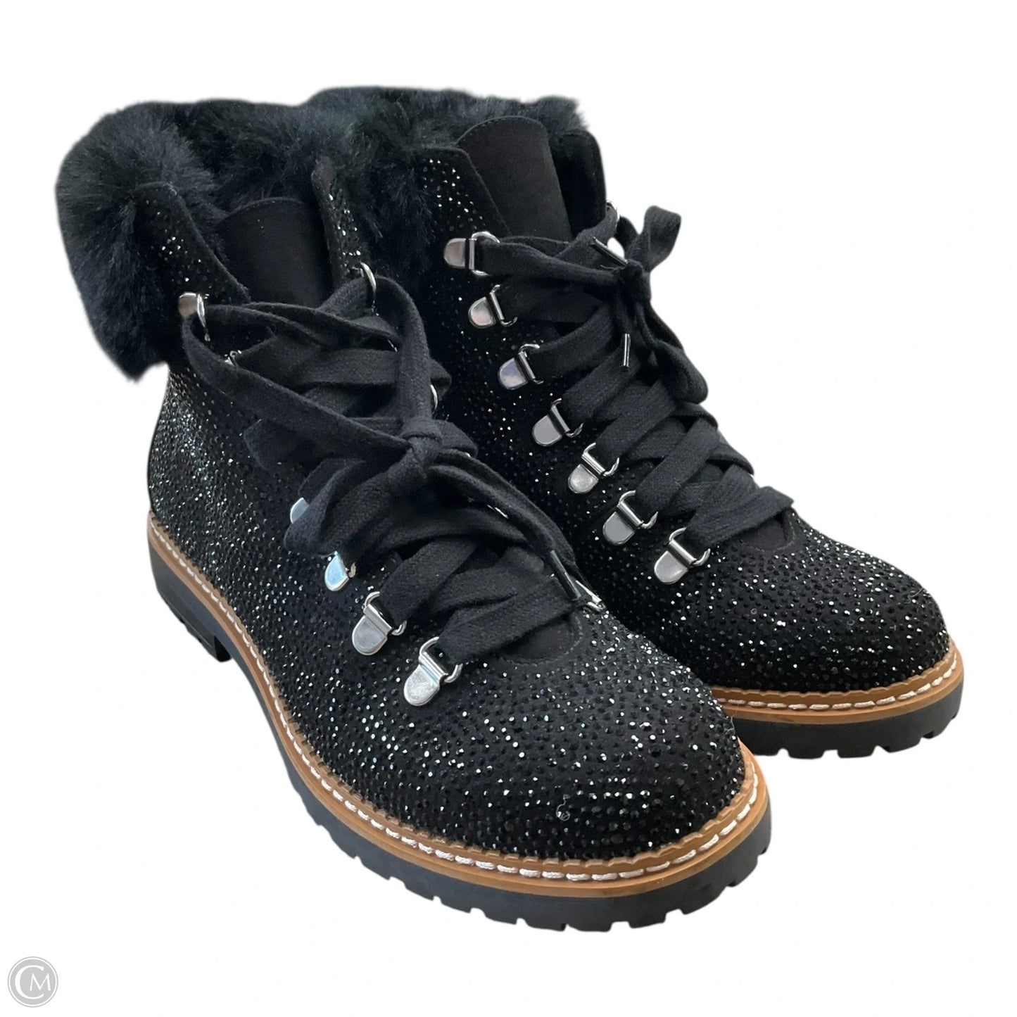 Boots Ankle Flats By Inc In Black, Size: 8