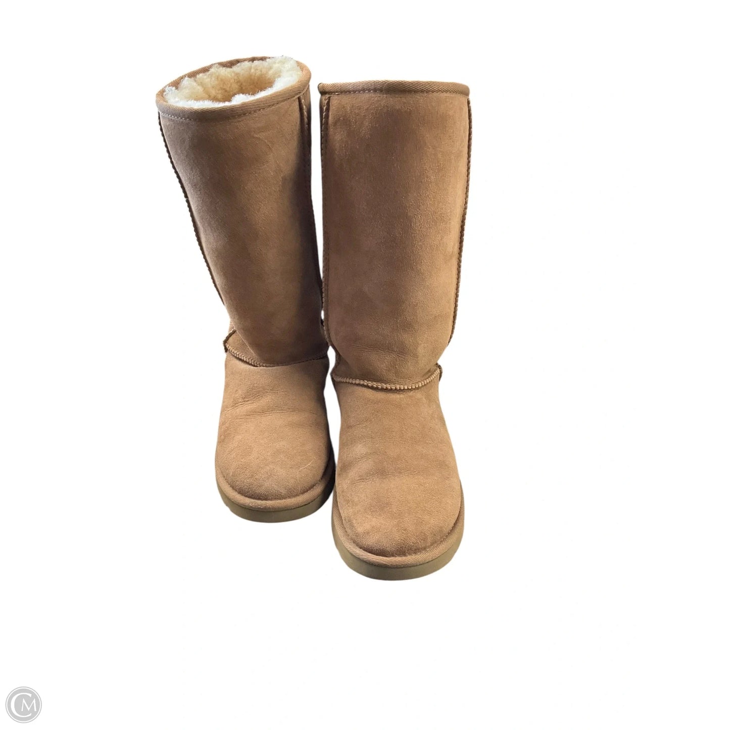 Boots Designer By Ugg In Tan, Size: 7