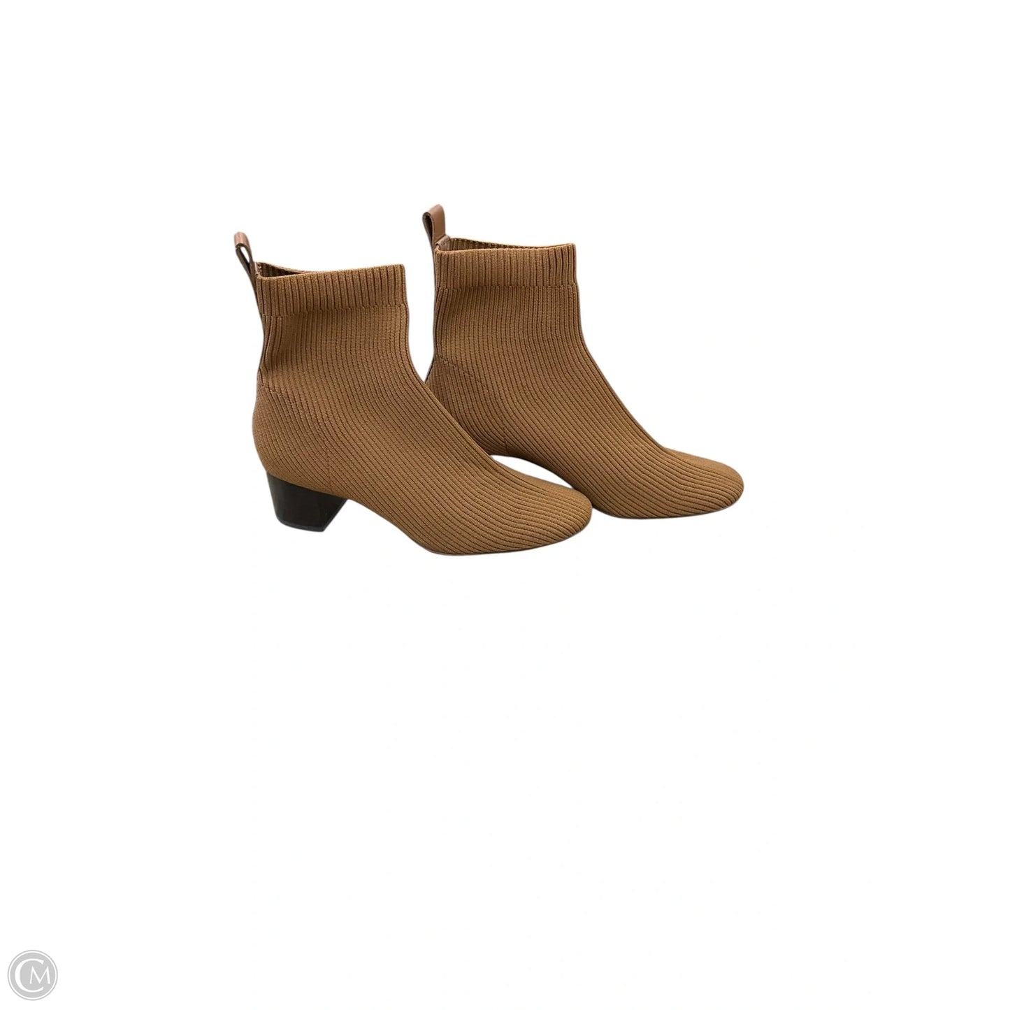 Boots Ankle Heels By Everlane In Brown, Size: 7