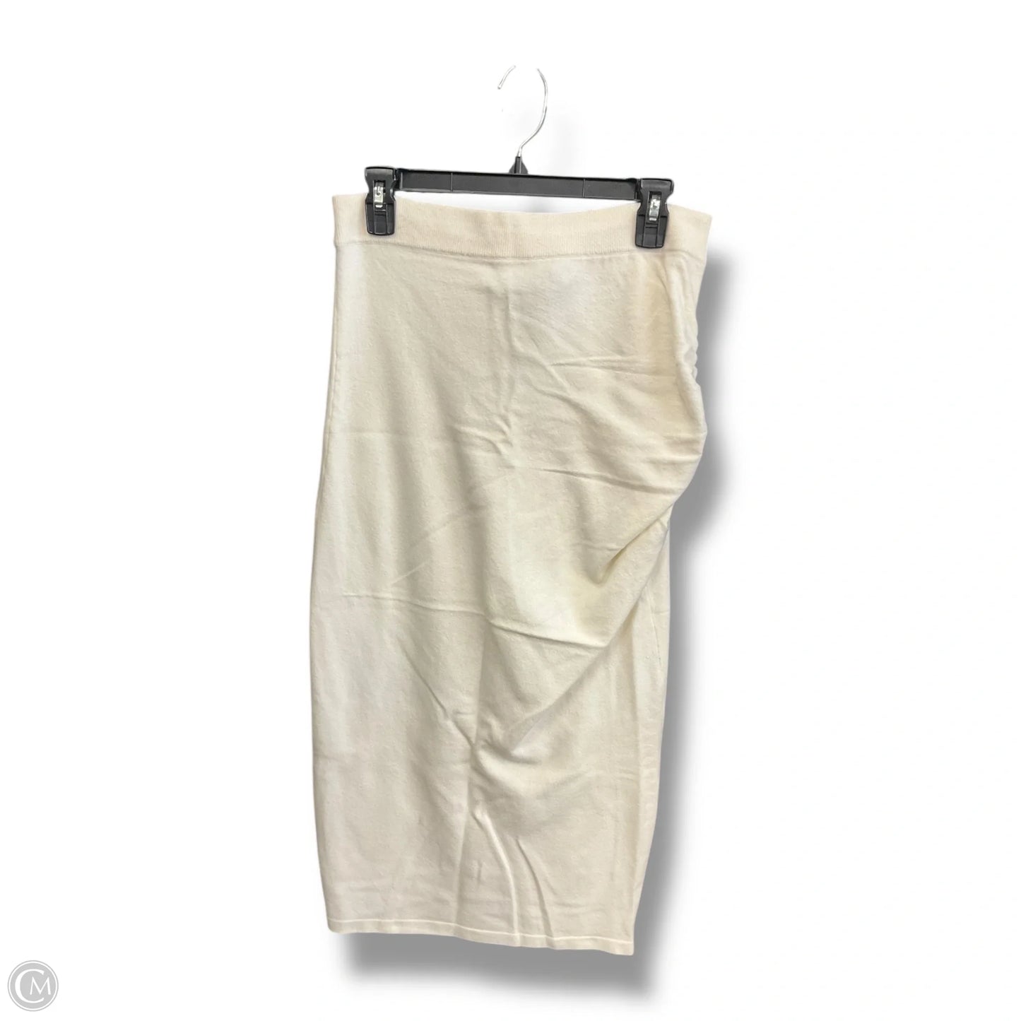 Skirt Midi By Express In Ivory, Size: L