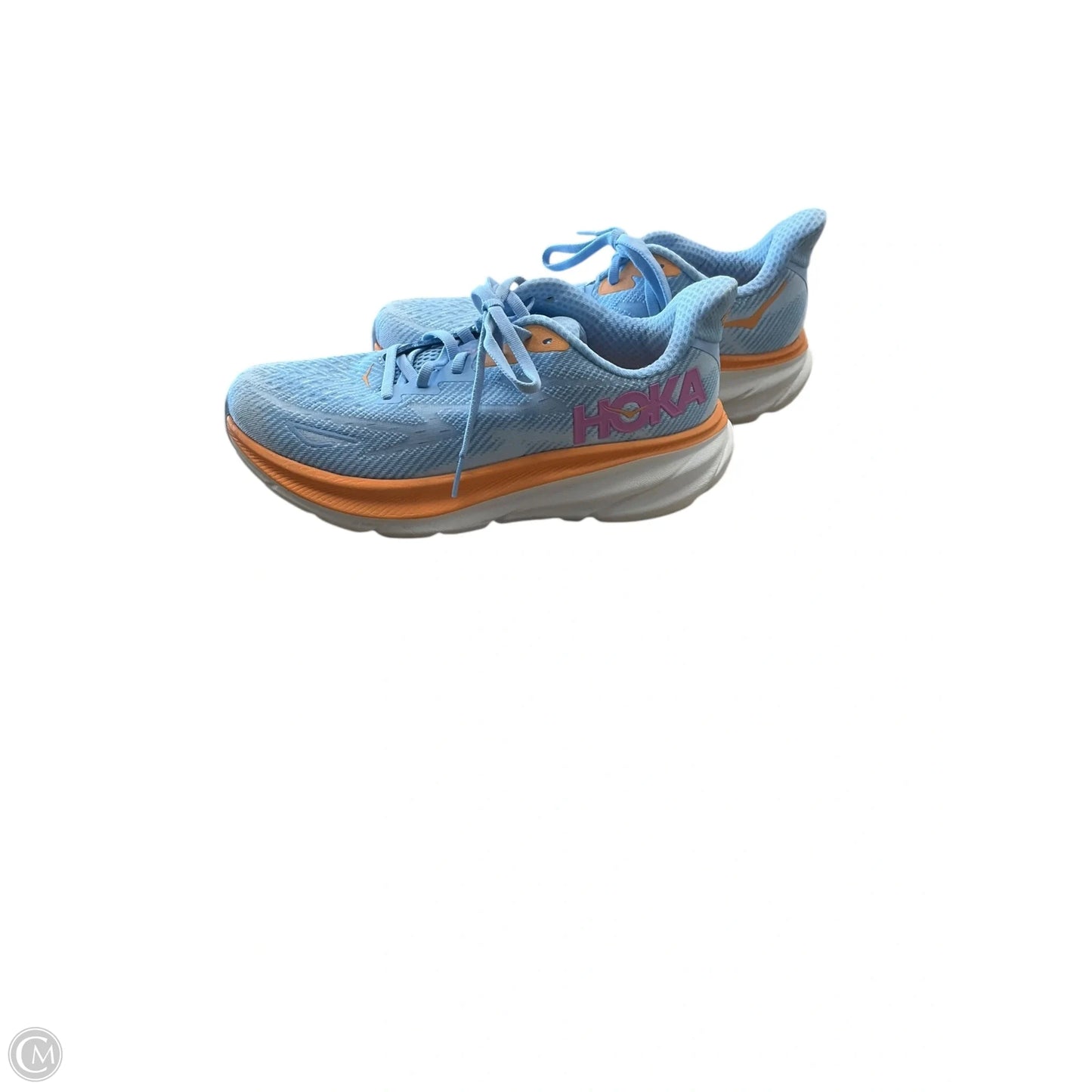 Shoes Athletic By Hoka In Blue & Orange, Size: 7.5