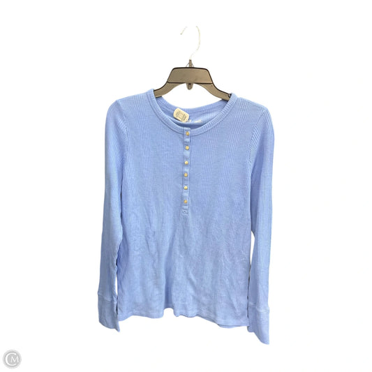 Top Long Sleeve By Aerie In Blue, Size: Xl