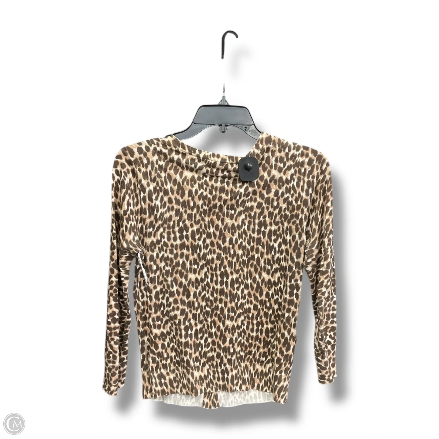 Cardigan By Loft In Animal Print, Size: S