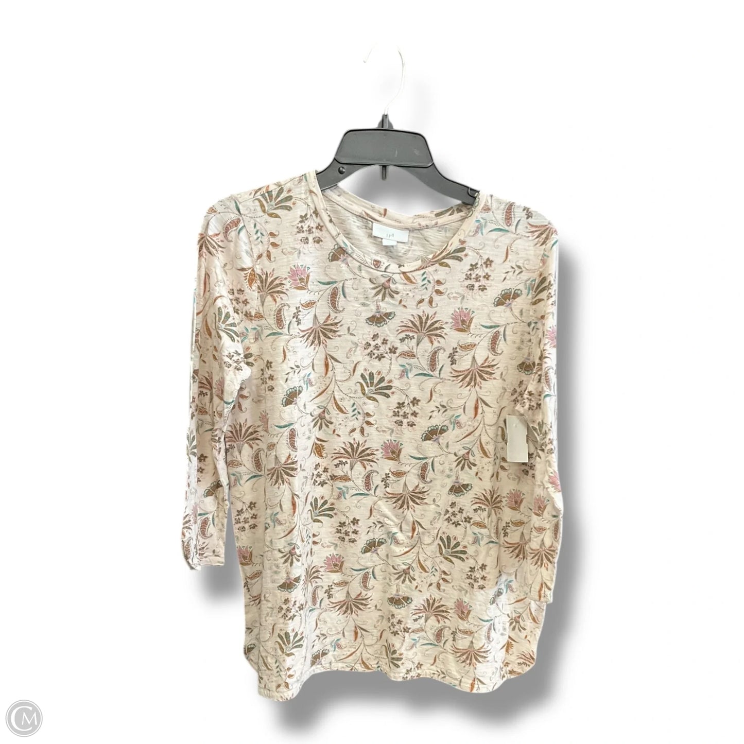 Top Long Sleeve By J. Jill In Multi-colored, Size: M