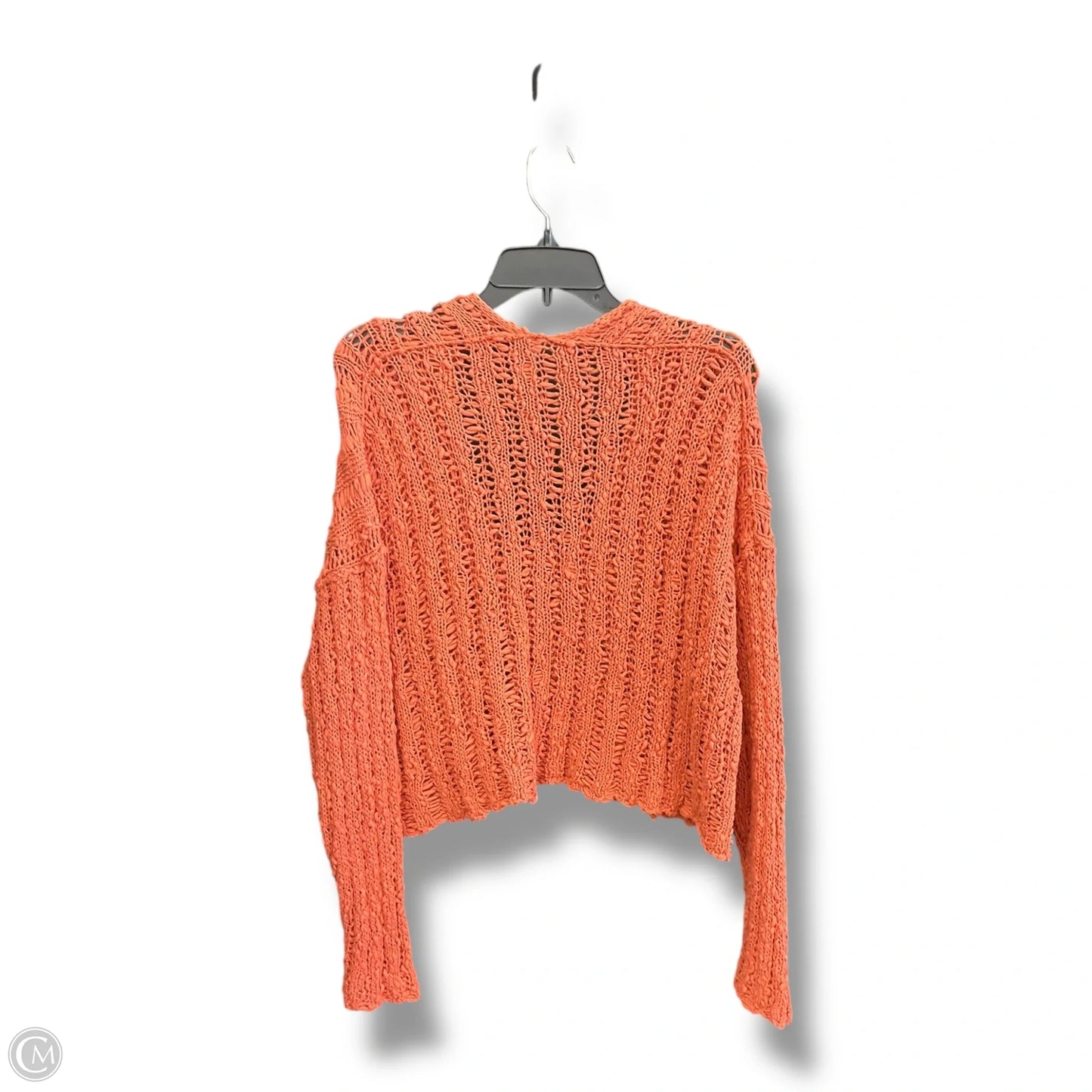 Top Long Sleeve By Free People In Orange, Size: Xs