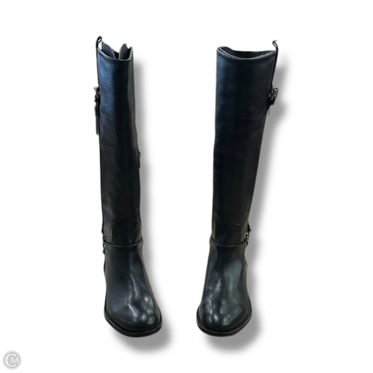 Boots Designer By Coach In Black, Size: 6.5