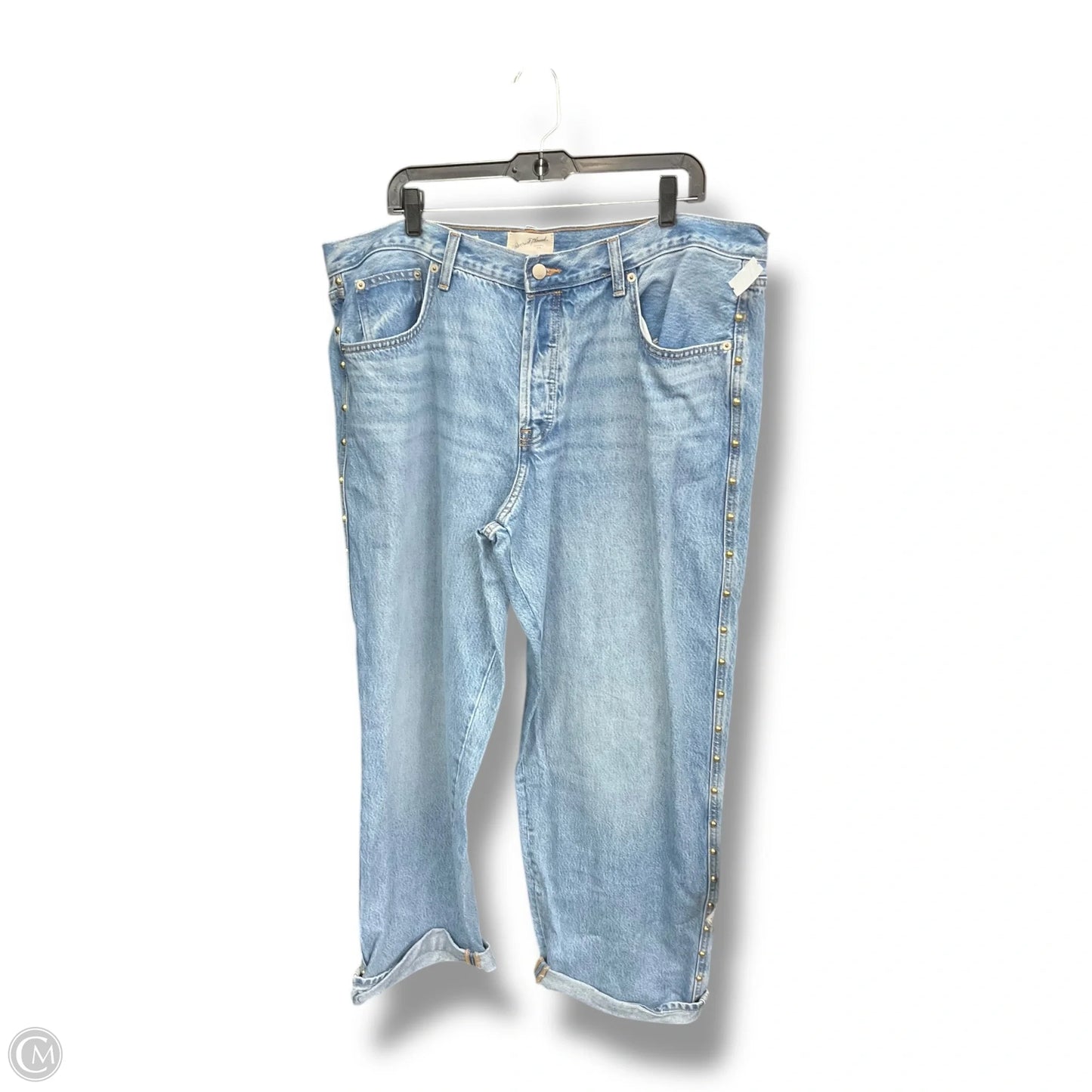 Jeans Wide Leg By Universal Thread In Blue Denim, Size: 16