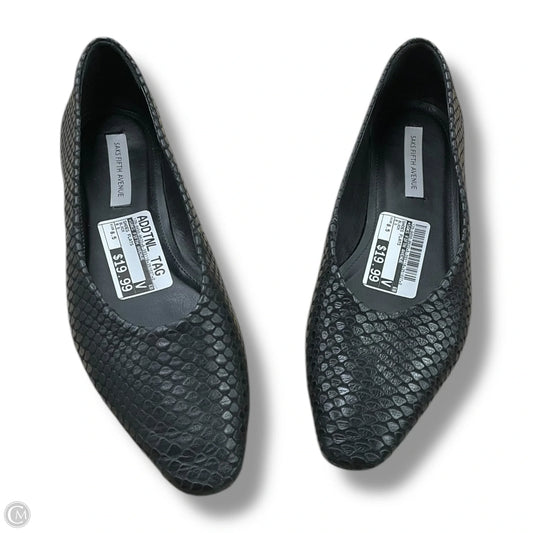 Shoes Flats By Saks Fifth Avenue In Black, Size: 8.5