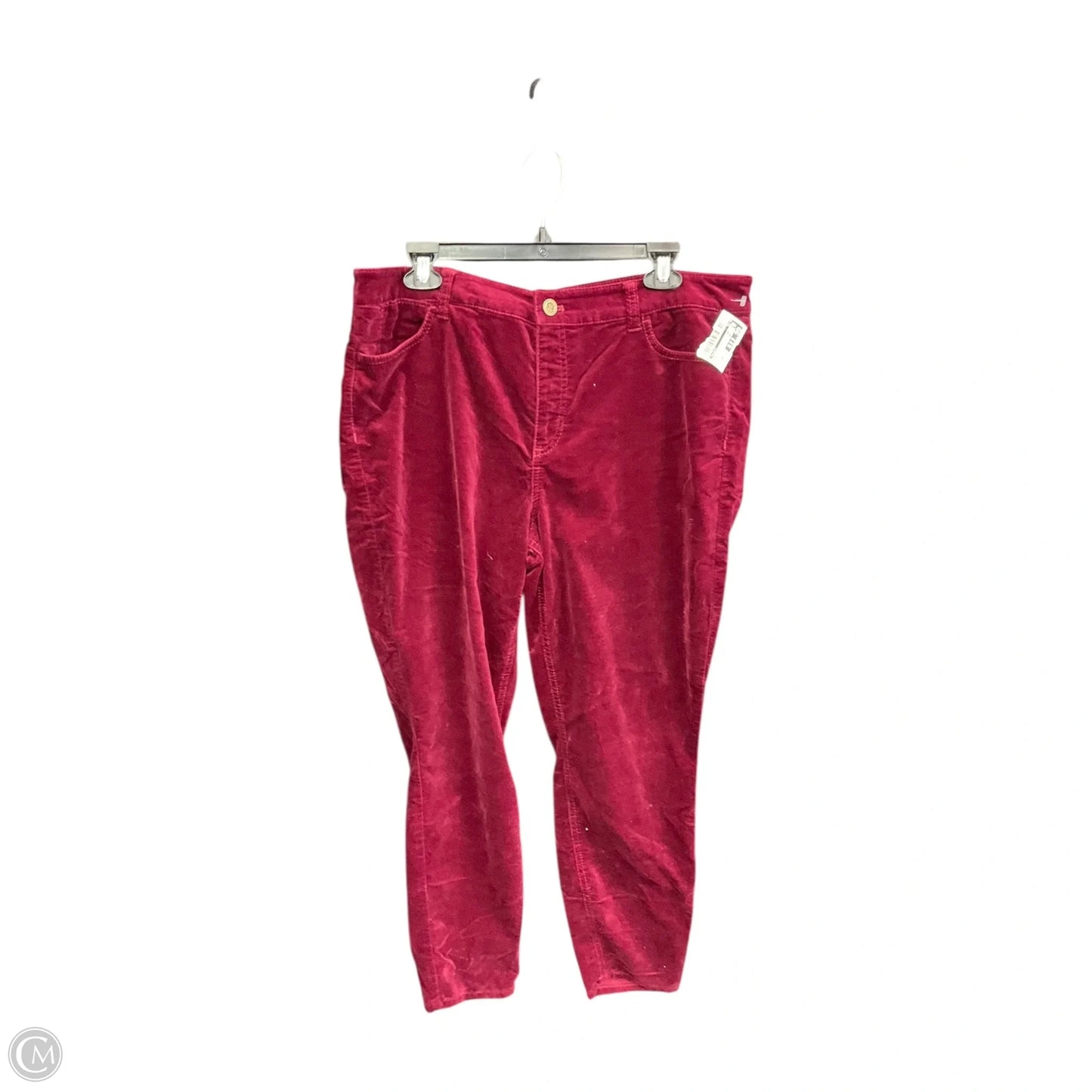 Pants Leggings By Talbots In Red, Size: 16
