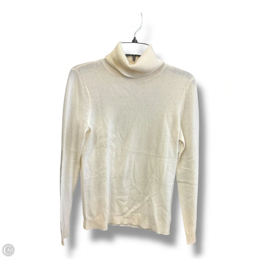 Sweater Cashmere By Bloomingdales In Ivory, Size: M