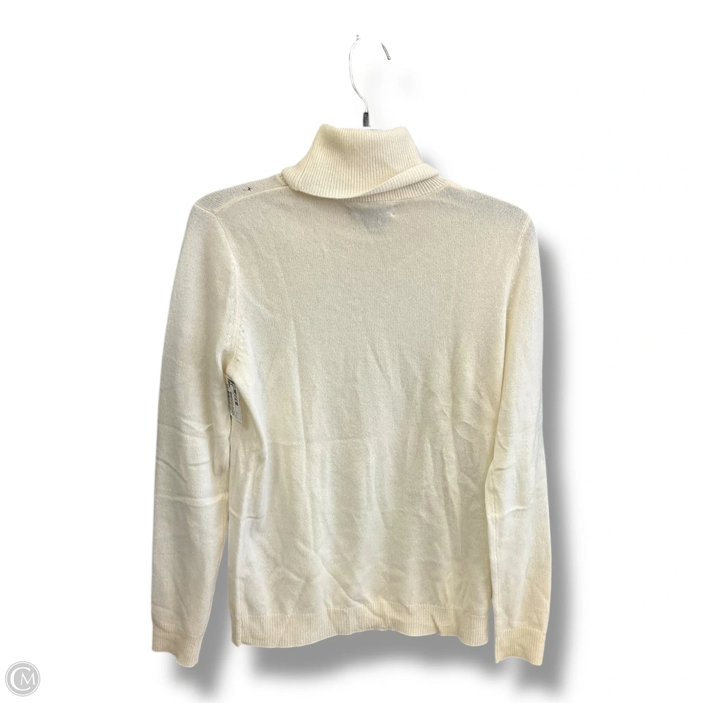 Sweater Cashmere By Bloomingdales In Ivory, Size: M