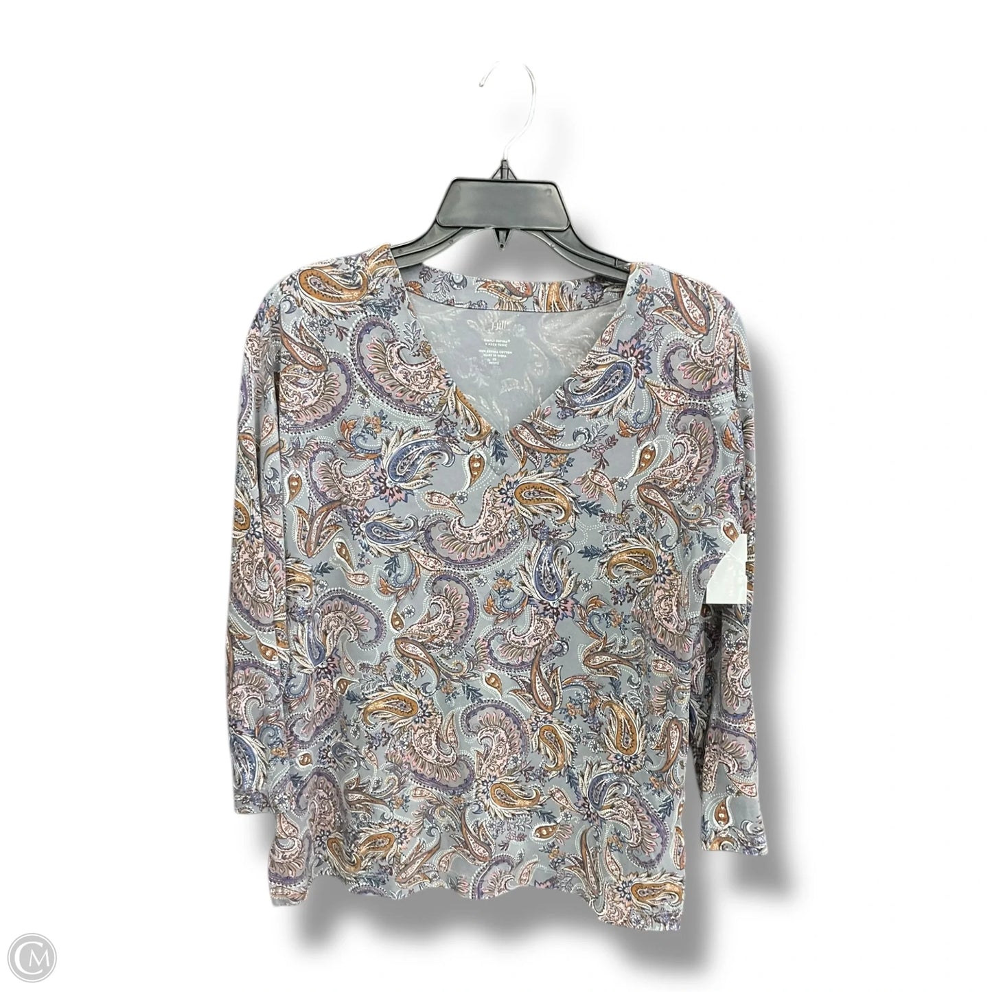 Top Long Sleeve By J. Jill In Multi-colored, Size: Xs