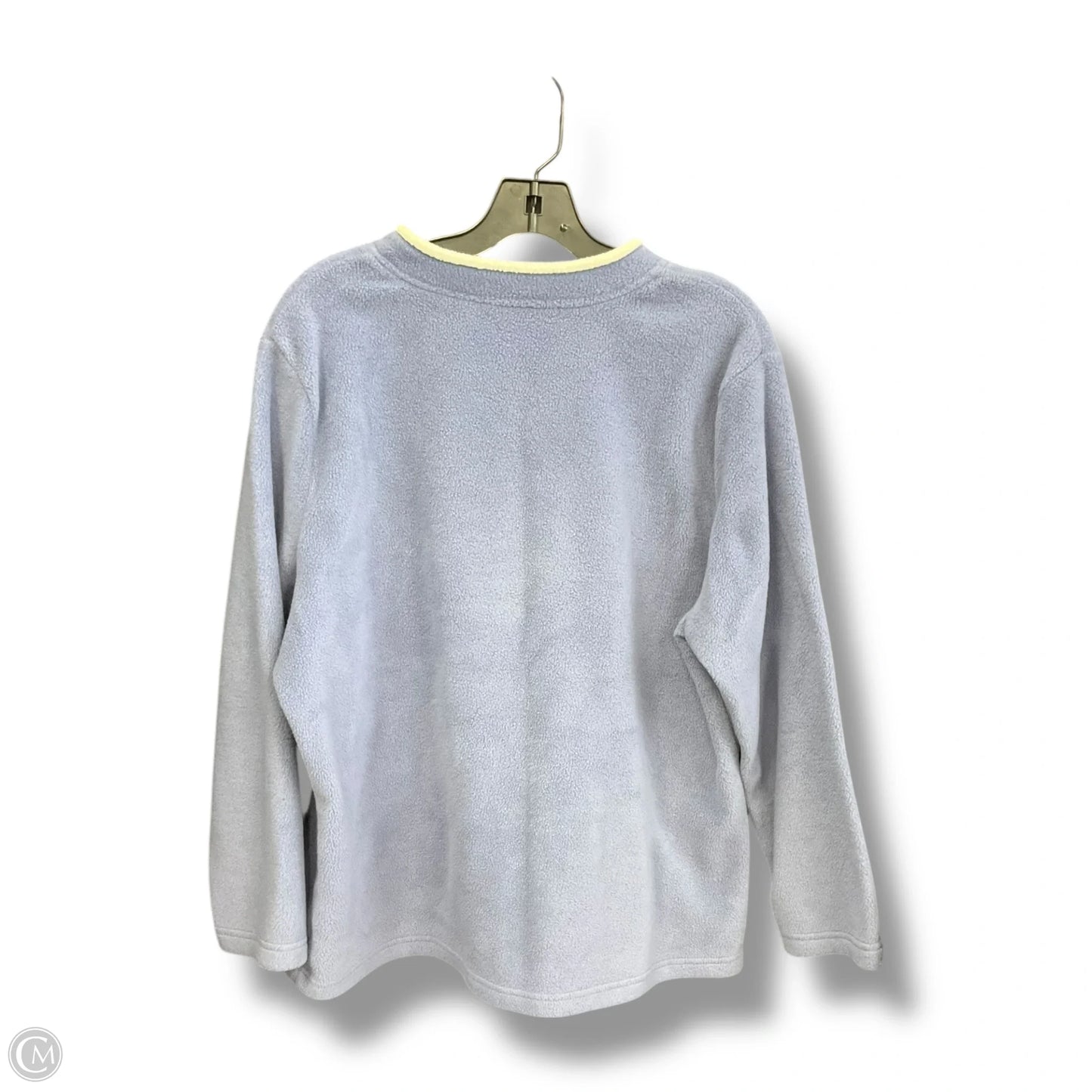 Sweatshirt Collar By Croft And Barrow In Blue, Size: 1x