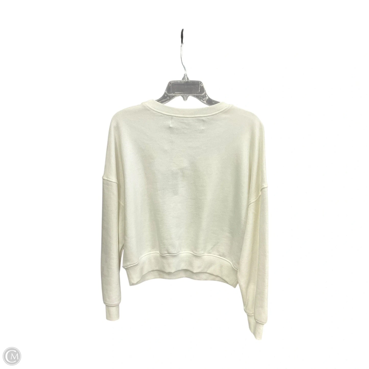 Top Long Sleeve By Clothes Mentor In Ivory, Size: S