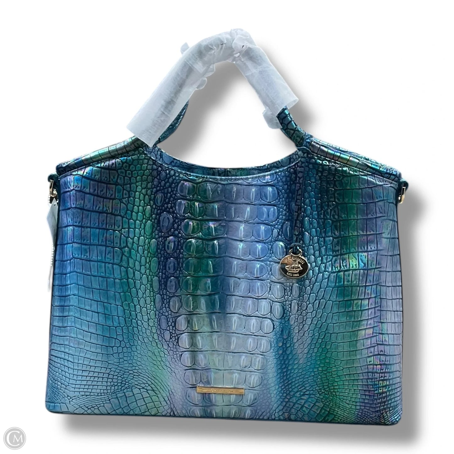 Handbag Designer By Brahmin, Size: Large