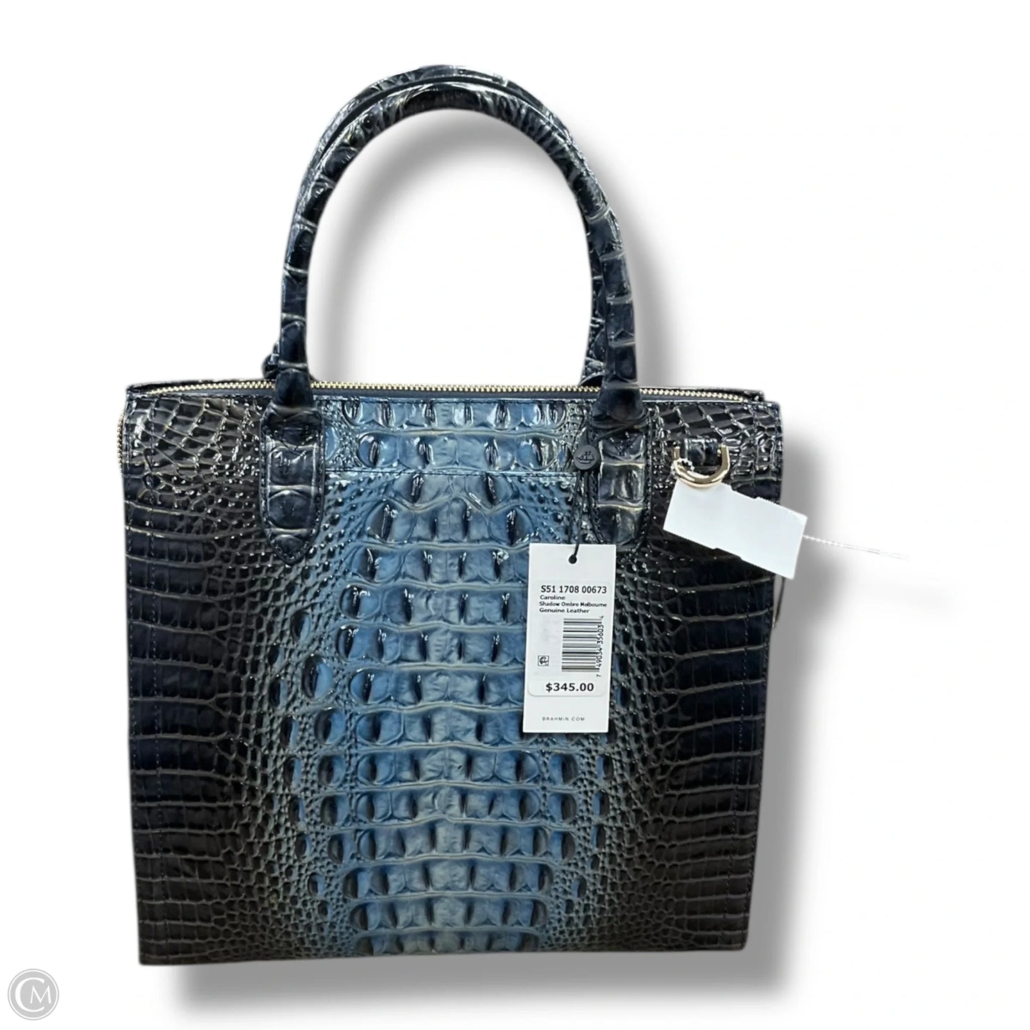 Handbag Designer By Brahmin, Size: Large