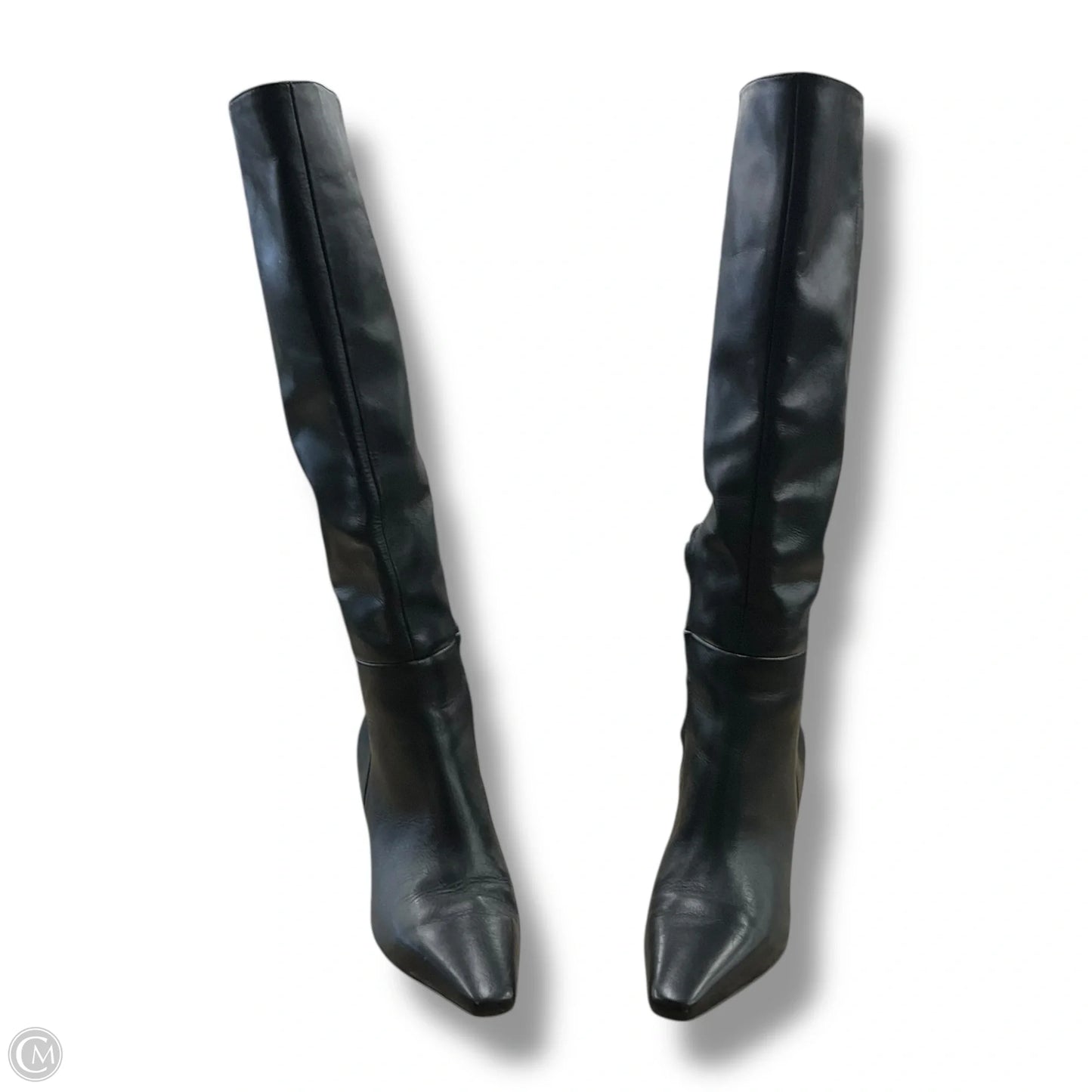 Boots Mid-calf Heels By Sam Edelman In Black, Size: 6.5