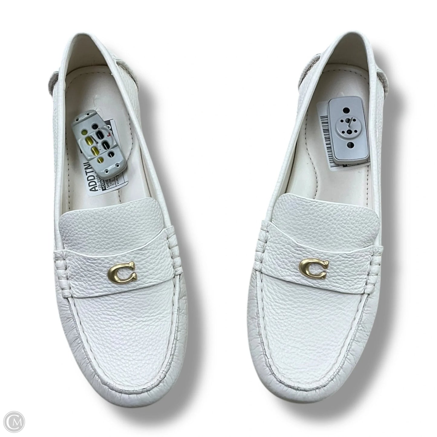 Shoes Designer By Coach In Ivory, Size: 7.5