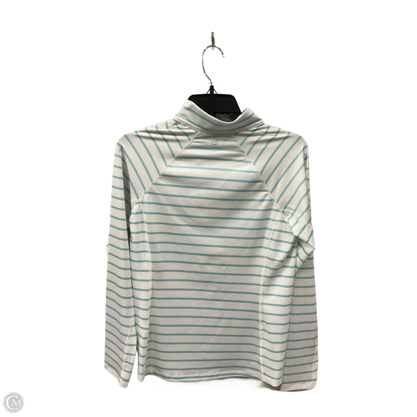 Athletic Sweatshirt Collar By Vineyard Vines In Blue & White, Size: S