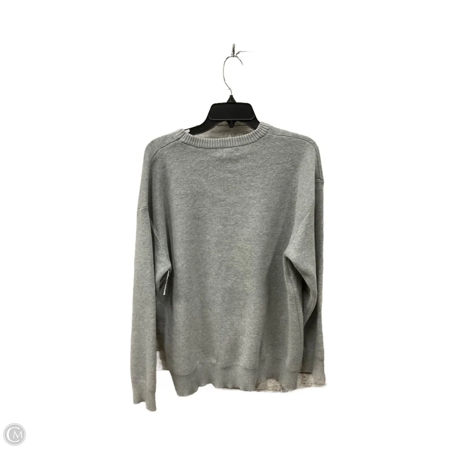 Sweatshirt Crewneck By Clothes Mentor In Grey, Size: M