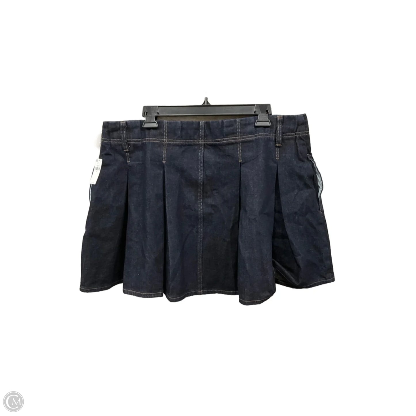 Skirt Mini & Short By Old Navy In Blue Denim, Size: 16