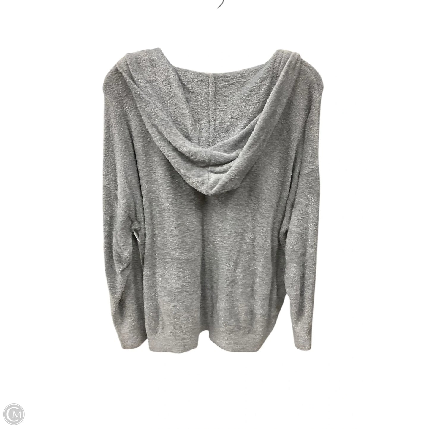 Sweatshirt Hoodie By Barefoot Dreams In Grey, Size: Xl