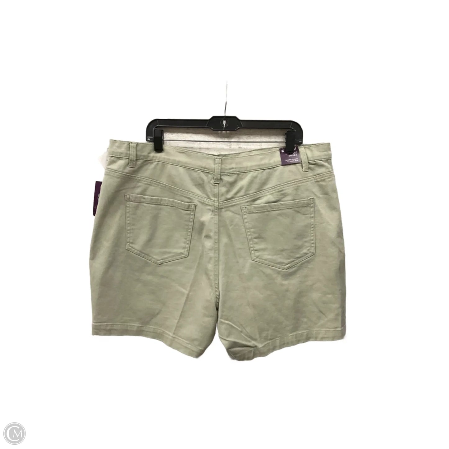Shorts By Gloria Vanderbilt In Grey, Size: 18