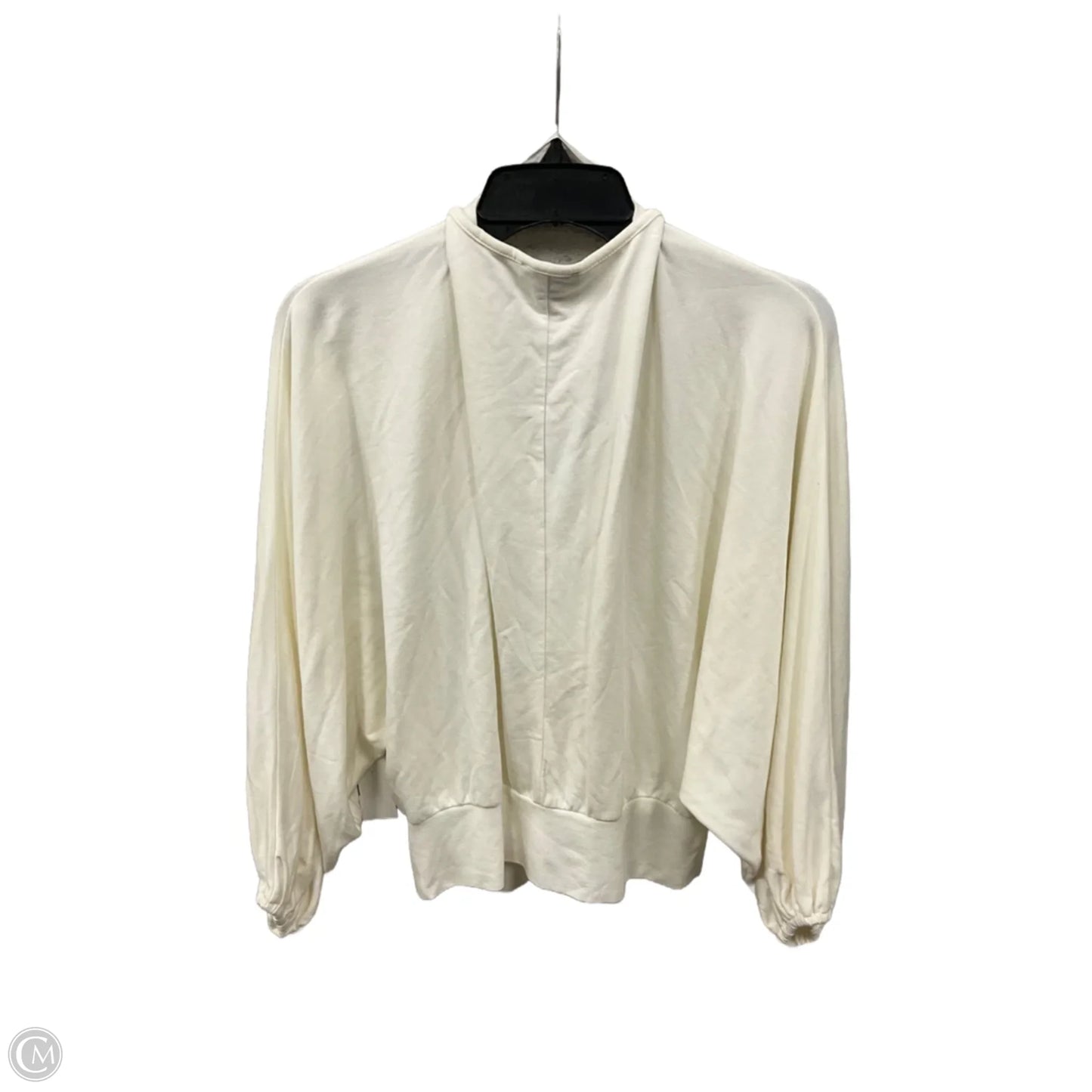 Top Long Sleeve By Express In White, Size: Xs