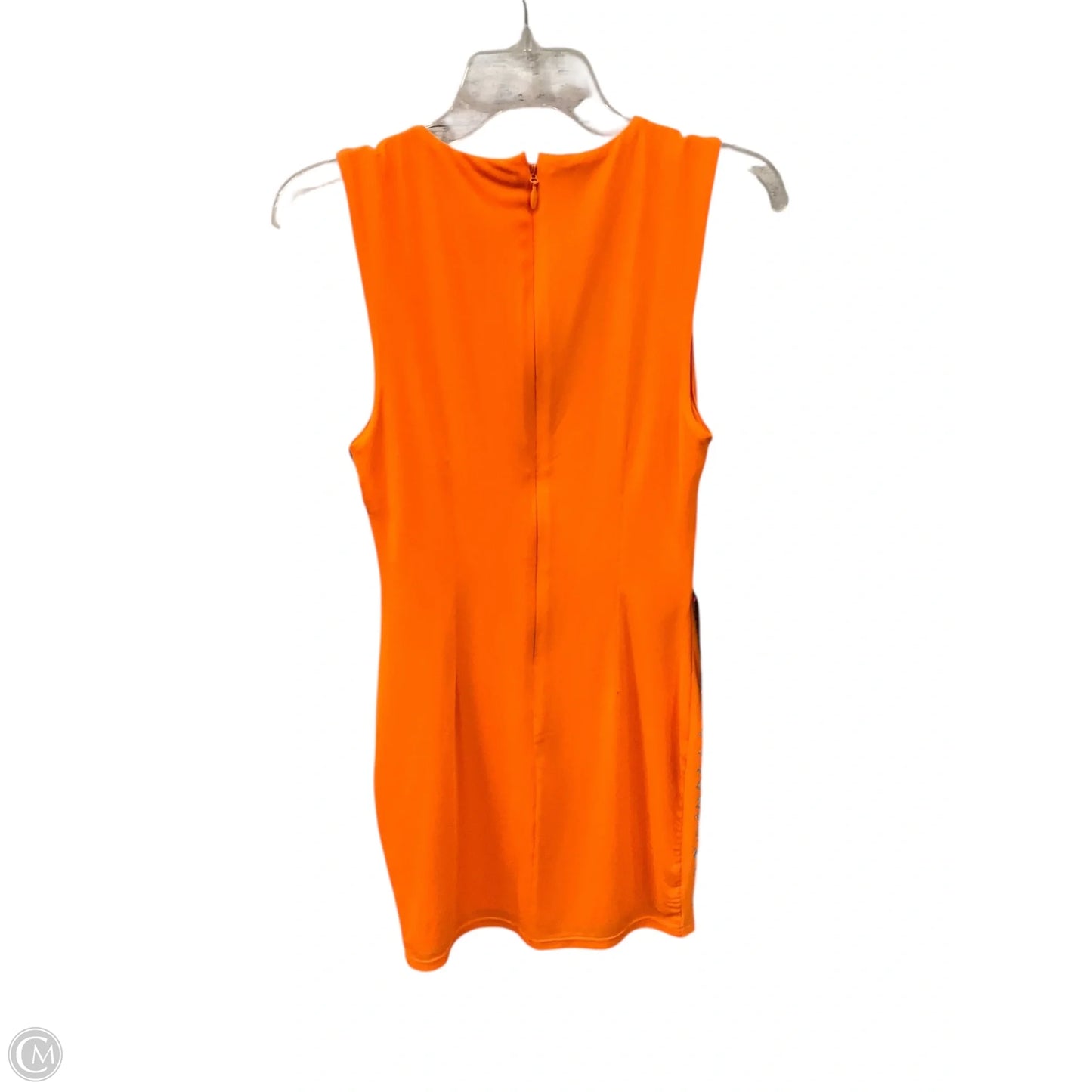 Dress Party Midi By Bebe In Orange, Size: S