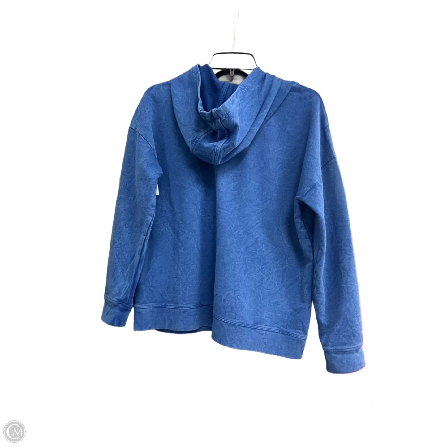 Athletic Sweatshirt Hoodie By J. Jill In Blue, Size: Mp