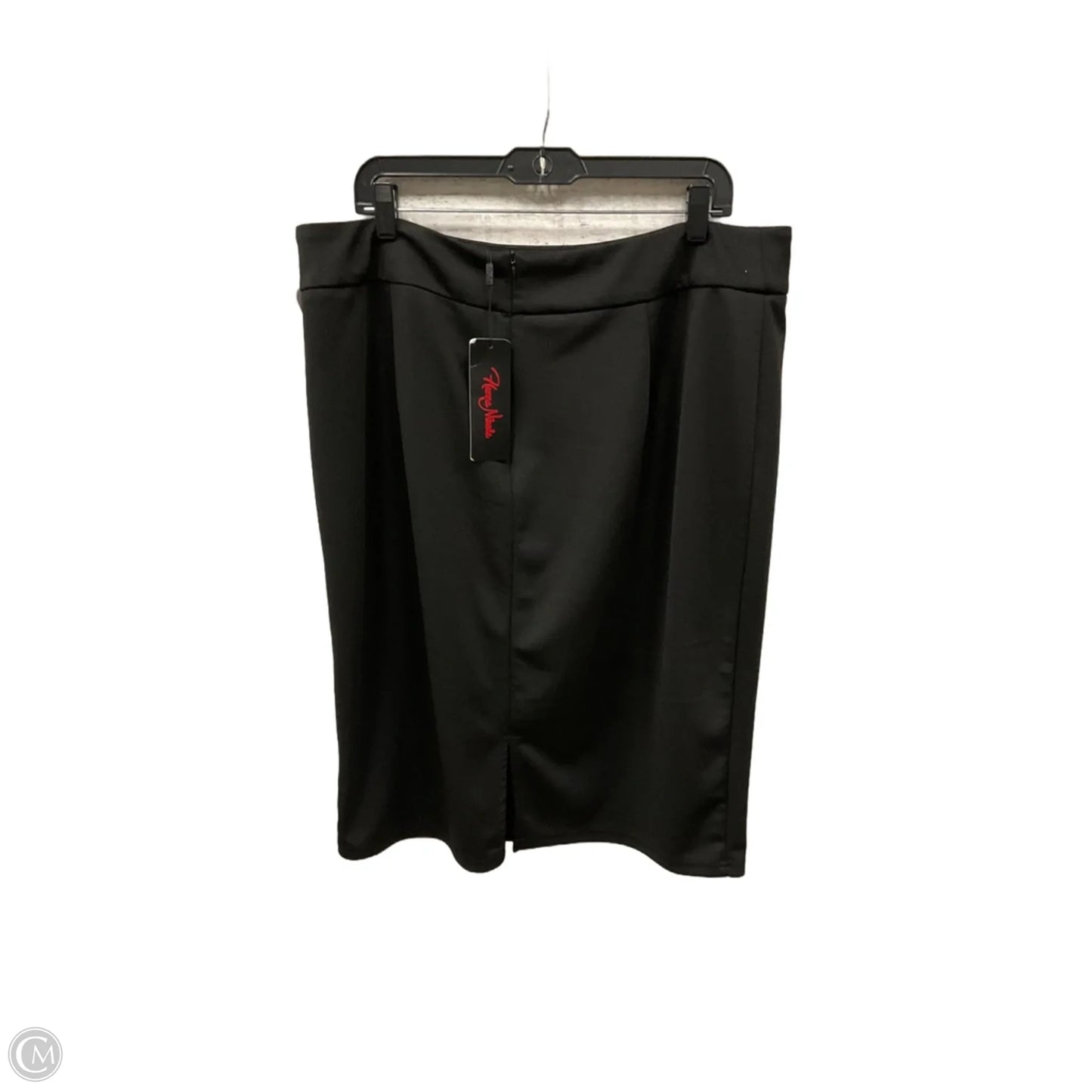 Skirt Midi By Clothes Mentor In Black, Size: 20