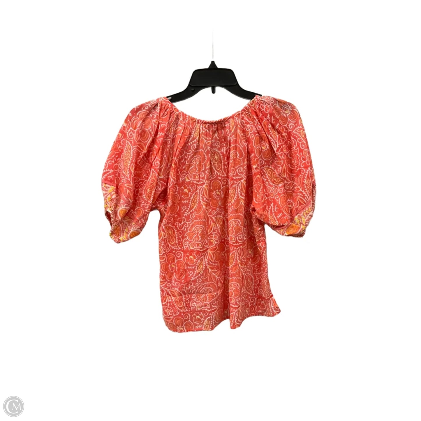 Top Short Sleeve By Cleobella In Orange, Size: Xs