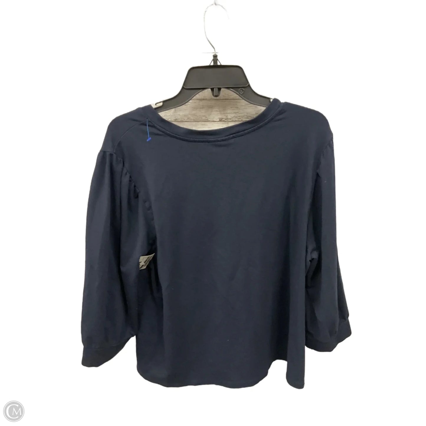 Top 3/4 Sleeve Basic By J. Jill In Navy, Size: Xl