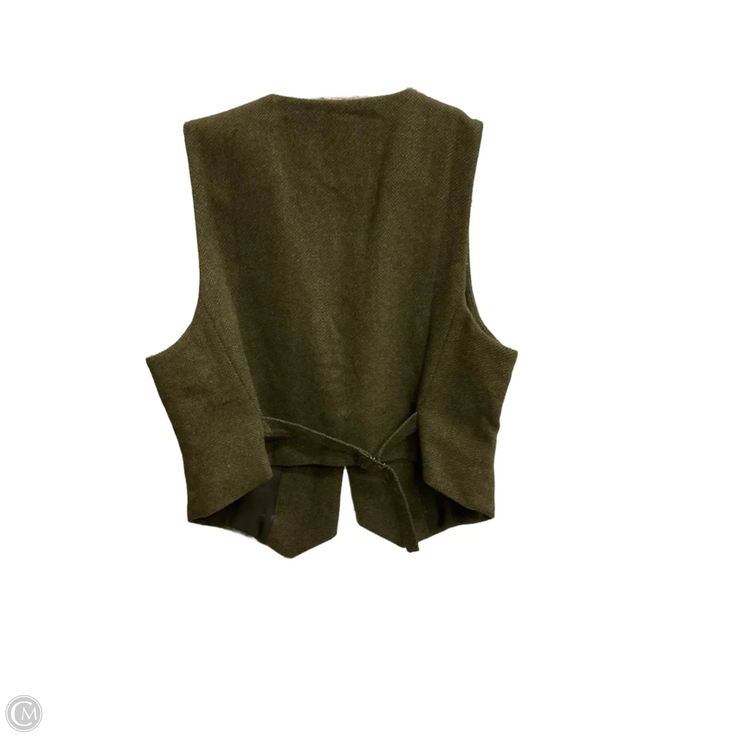 Blouse Sleeveless By Banana Republic In Green, Size: M
