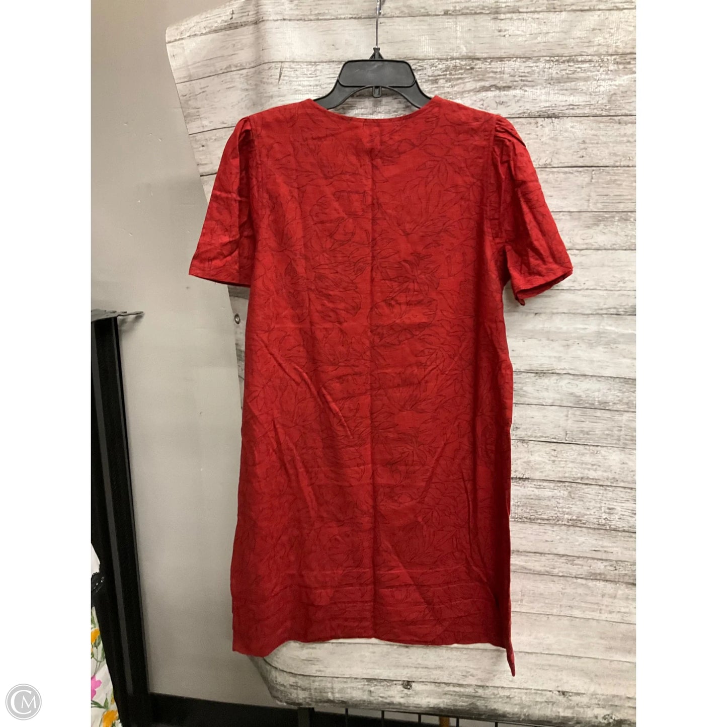 Dress Casual Short By Nicole Miller In Red, Size: L