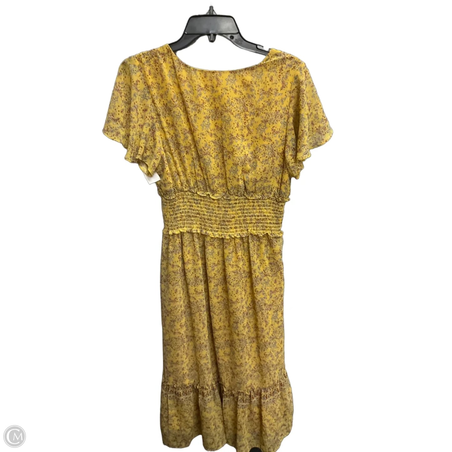 Dress Casual Maxi By Max Studio In Yellow, Size: M