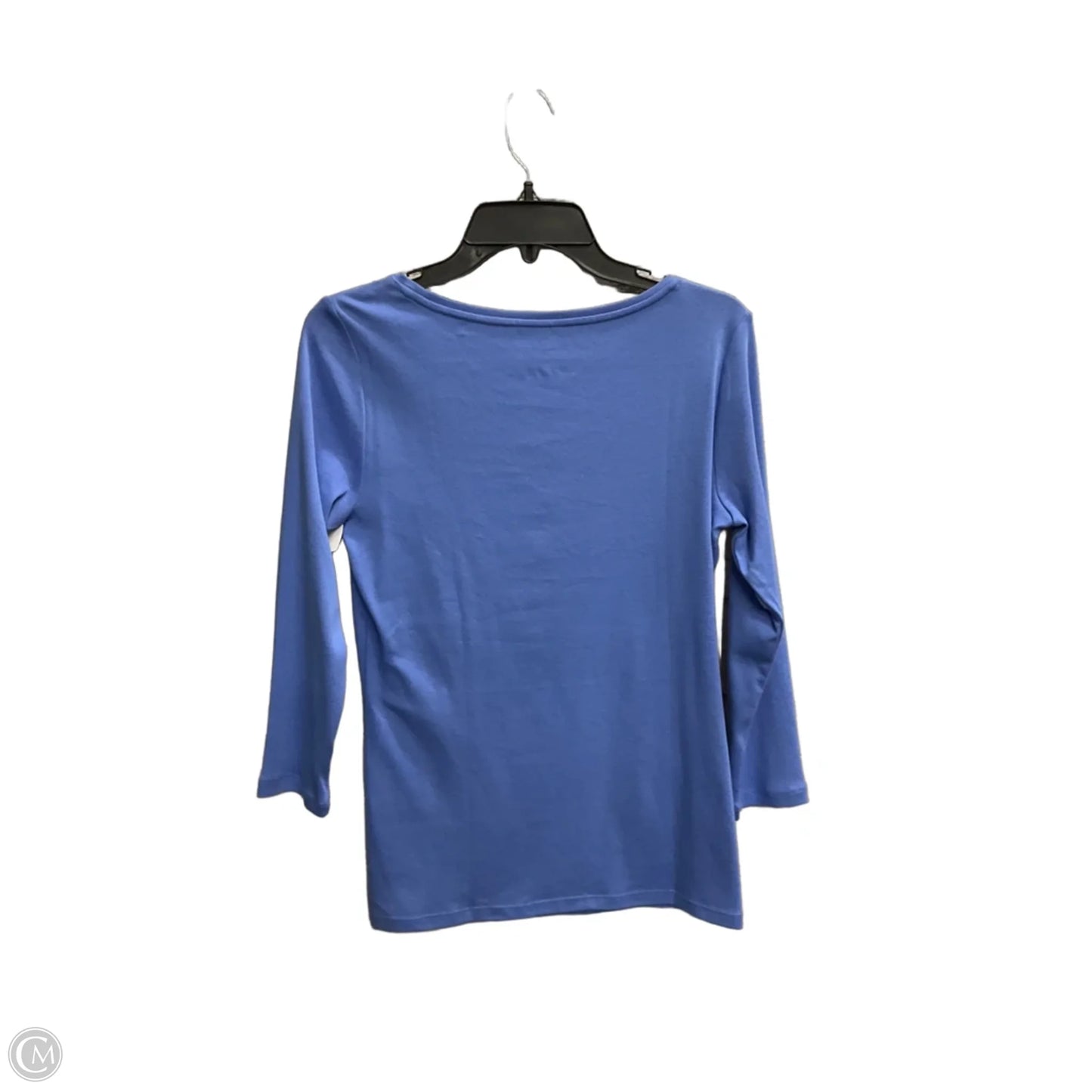 Top Long Sleeve Basic By Talbots In Blue, Size: S