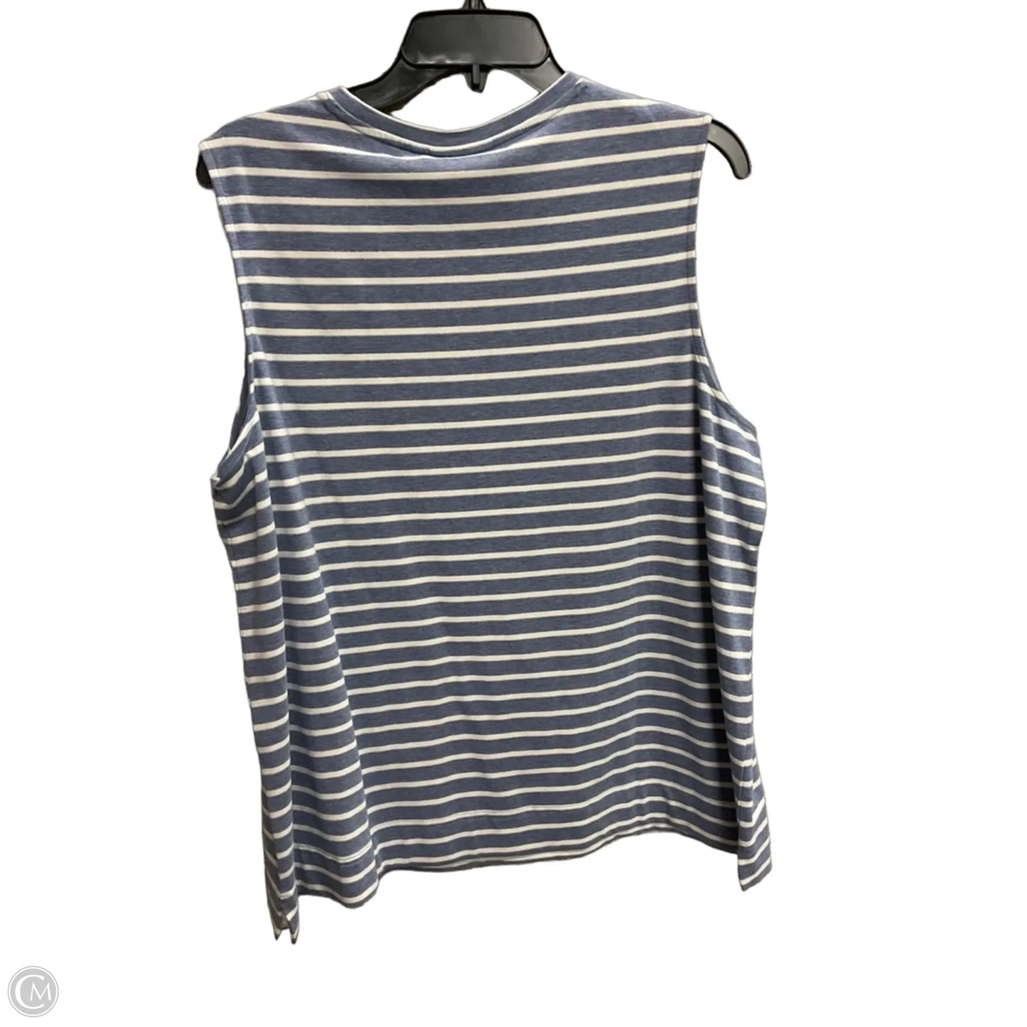 Top Sleeveless By Chicos In Blue, Size: Xl